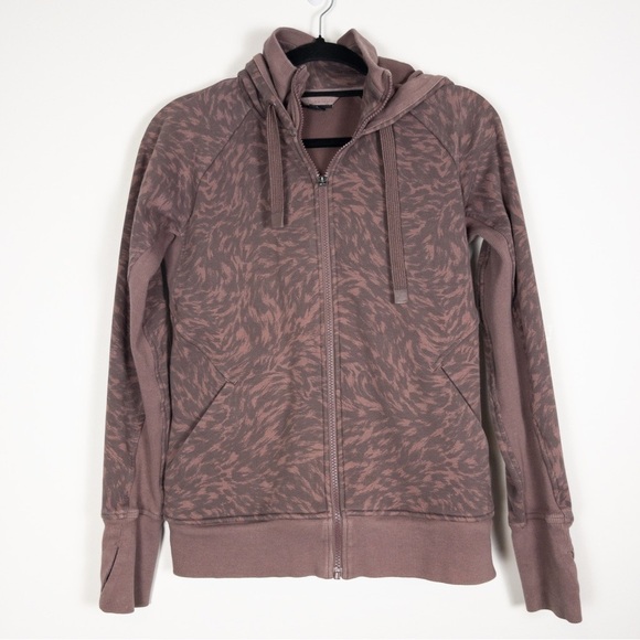 Athleta Triumph Printed Zip Up Hoodie - Picture 2 of 12